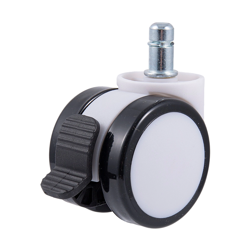 Universal 55 Bánh xe chuyển mạch trắng và đen cho ghế trẻ em, phụ kiện caster