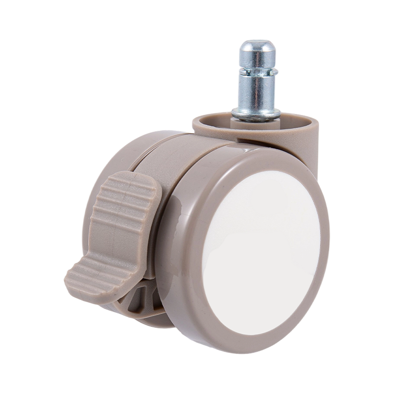 Phụ kiện caster phổ quát cho giường trẻ em và ghế trẻ em 60 bánh xe cà phê trắng